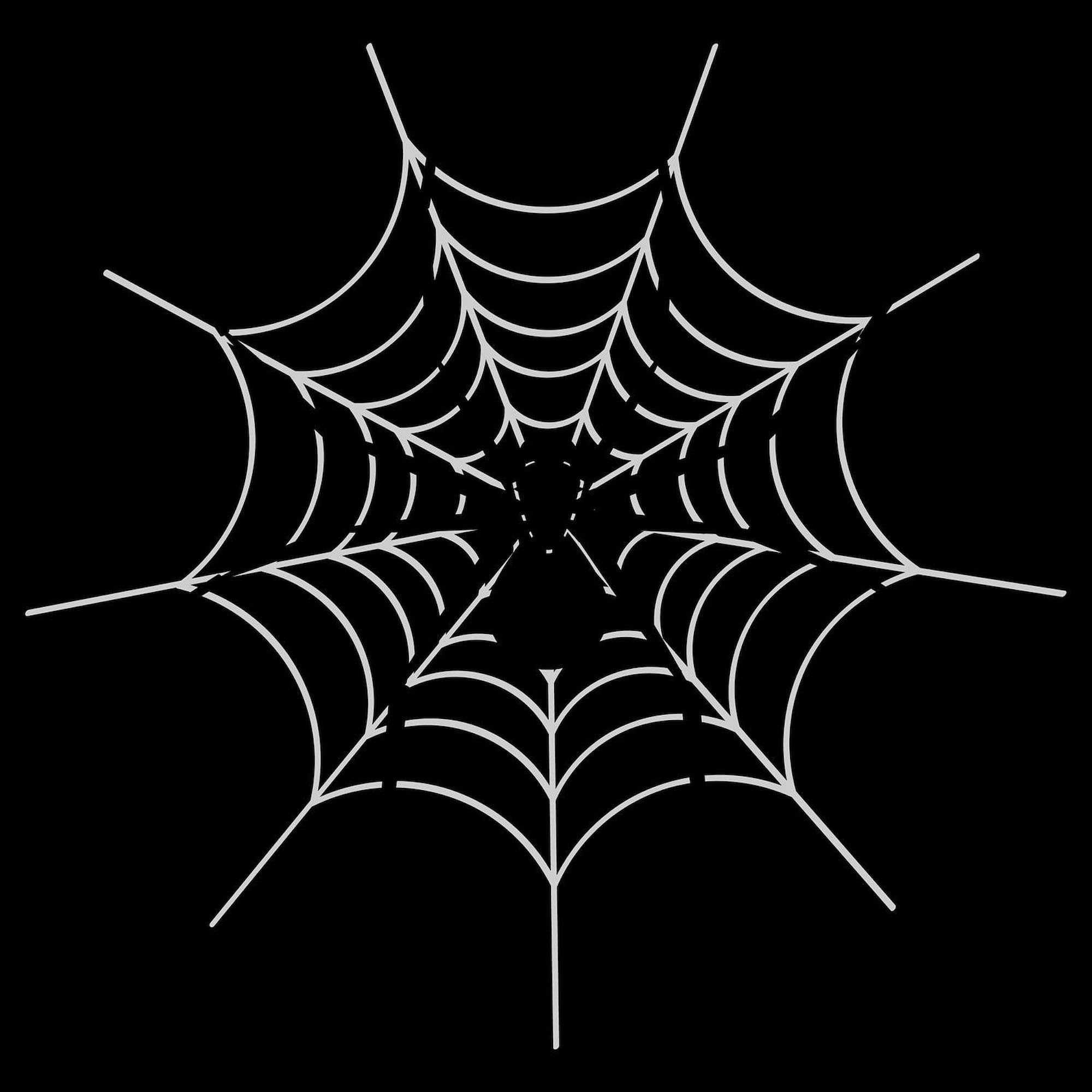 Spider Web Print Women's Dark Pajama Set - Halloween Sleepwear, Soft Cotton PJs for Women - Perfect for Spooky Nights, Sleepovers & Themed Parties