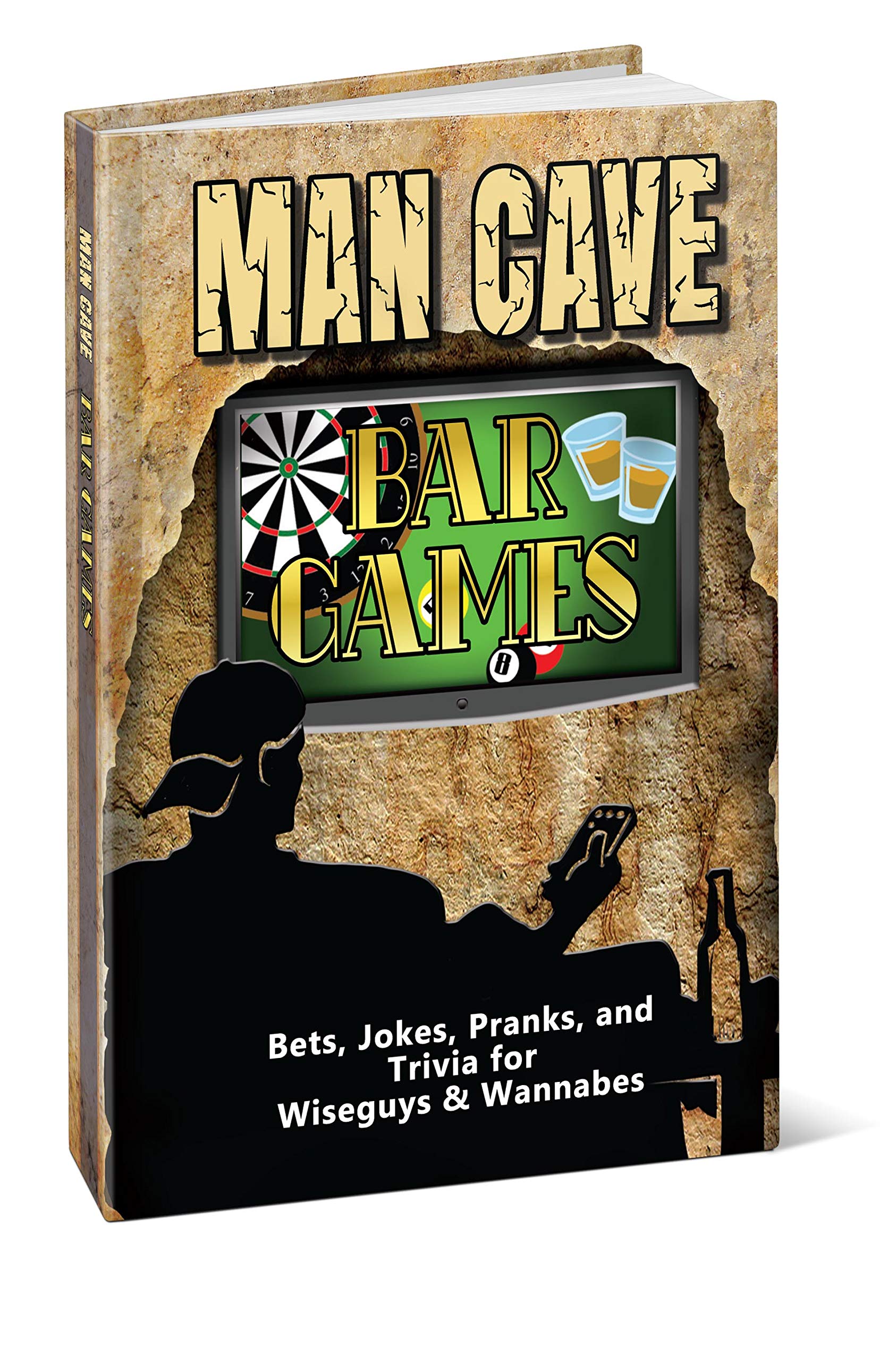 Best Man Cave Bar Games & Funny Jokes for Adults - Perfect for Parties, Gifts & Home Entertainment