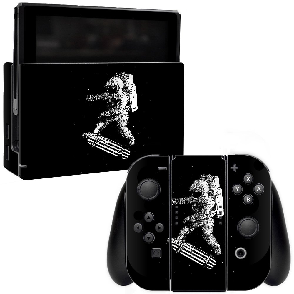 MightySkins Protective Vinyl Decal Wrap Cover for Nintendo Switch - Space Kickflip Design | Durable, Customizable & Easy to Apply | Made in USA | Perfect for Gaming, Travel & Personalization