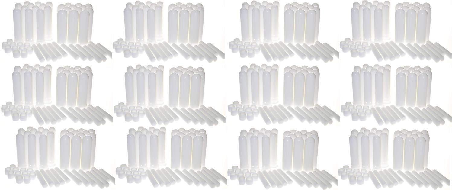 Wild Essentials Essential Oil Inhaler Tubes (150 Pack) - Aromatherapy Sticks with Wicks, Made in USA | Portable, Compact & Lightweight for Travel | Medical Grade Plastic, Degradation Resistant | Perfect for Stress Relief, Yoga, Meditation & On-the-Go Relaxation