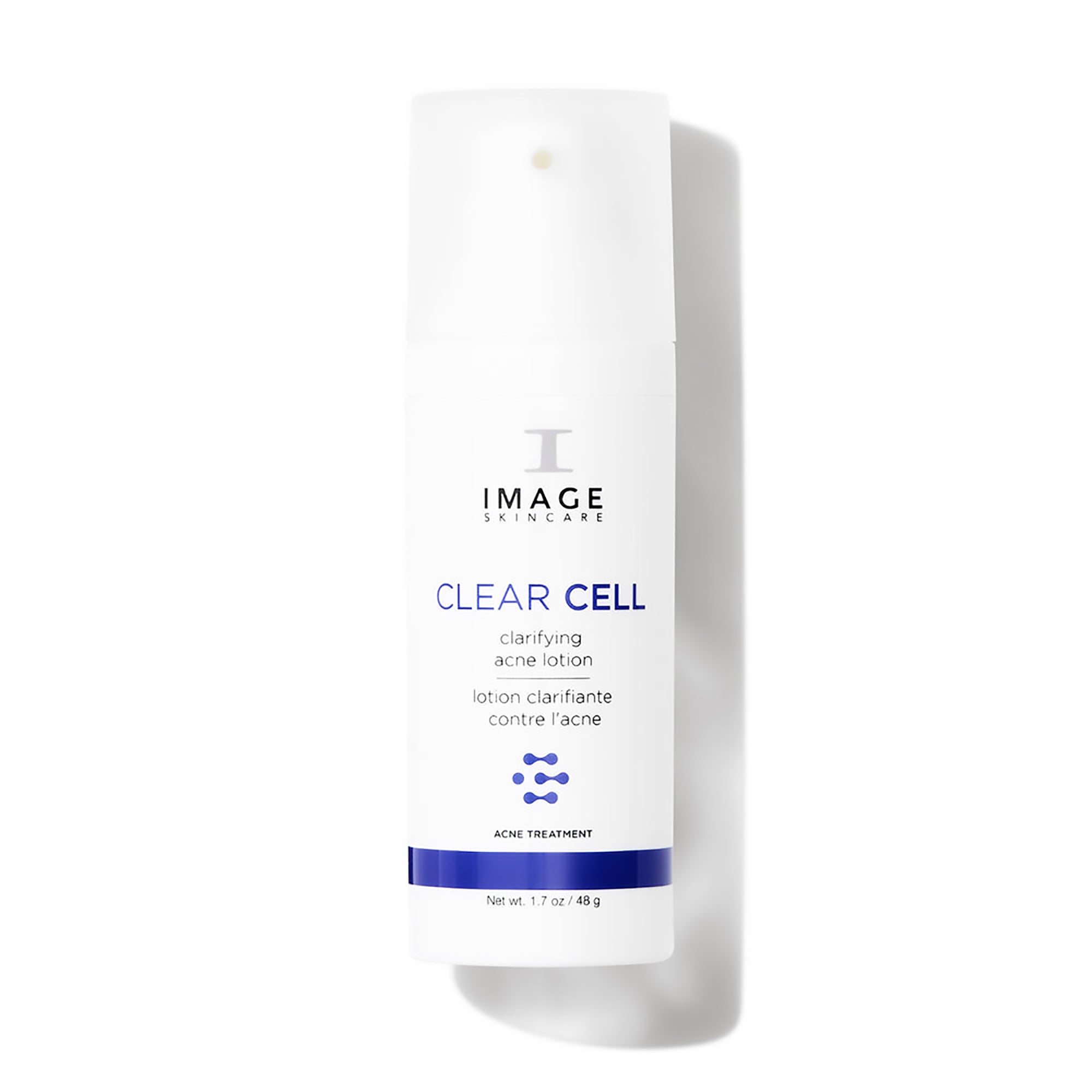 Image Skincare Clear Cell Clarifying Acne Lotion - Oil-Free Acne Treatment for Clear Skin | Best for Oily & Acne-Prone Skin | Daily Use for Face & Body