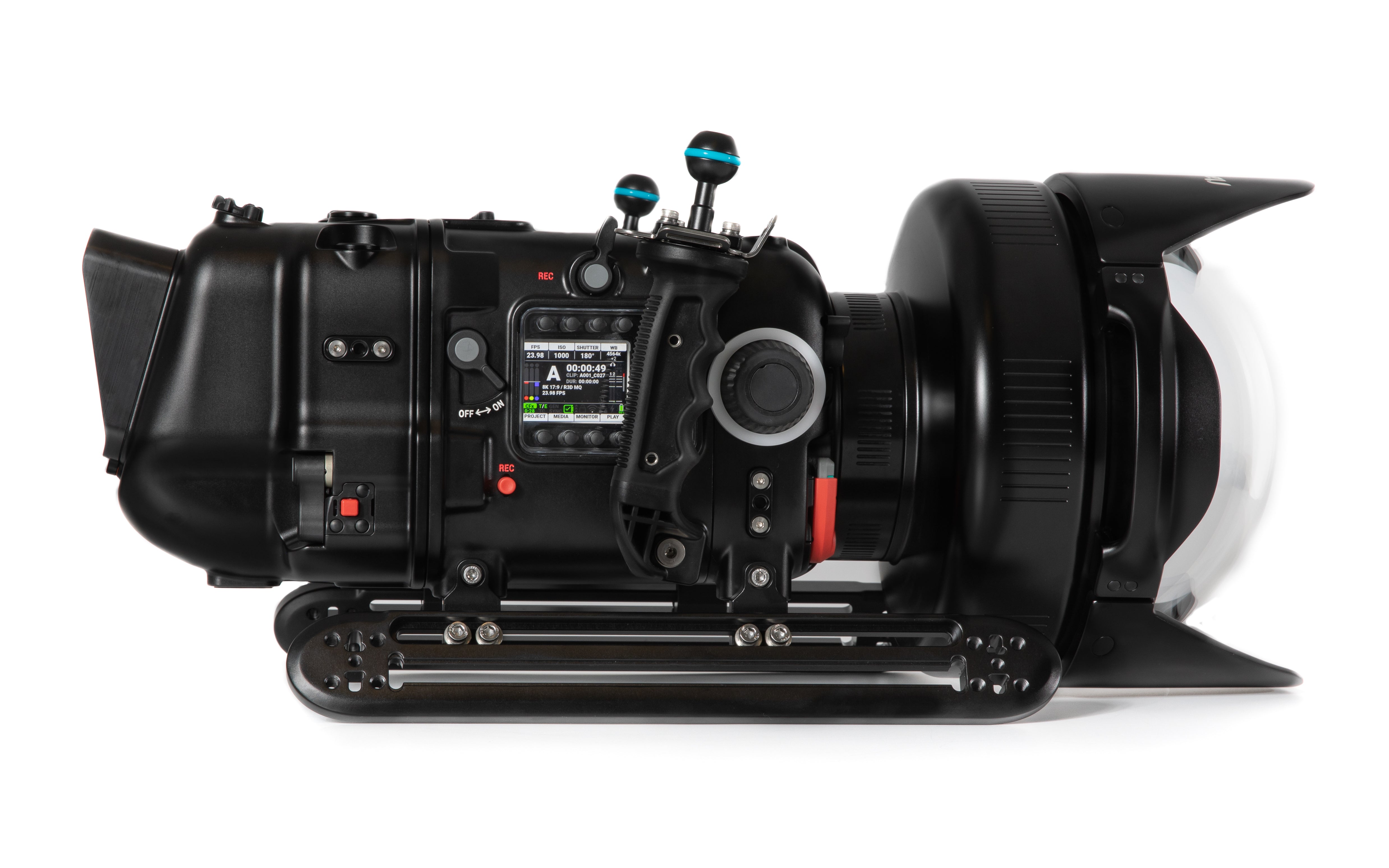 Nauticam RED V RAPTOR Underwater Housing for RED V RAPTOR 8K Cinema Camera - Professional Waterproof Case for Scuba Diving & Underwater Filmmaking