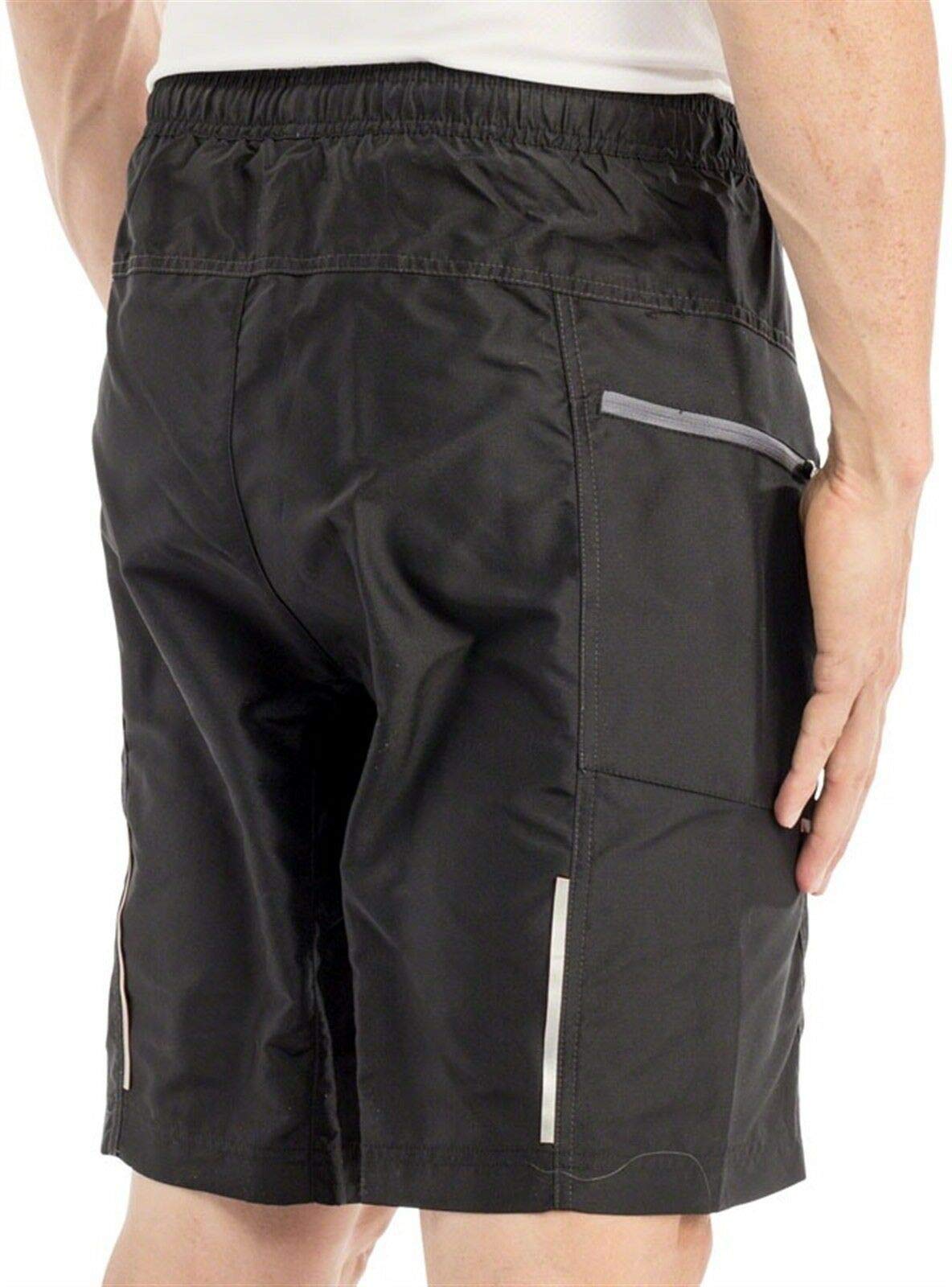 Bellwether Ultralight Gel Baggies Men's Cycling Shorts - Breathable Padded Bike Shorts for Road & Mountain Biking - Comfortable Black Cycling Gear for Training & Endurance Rides