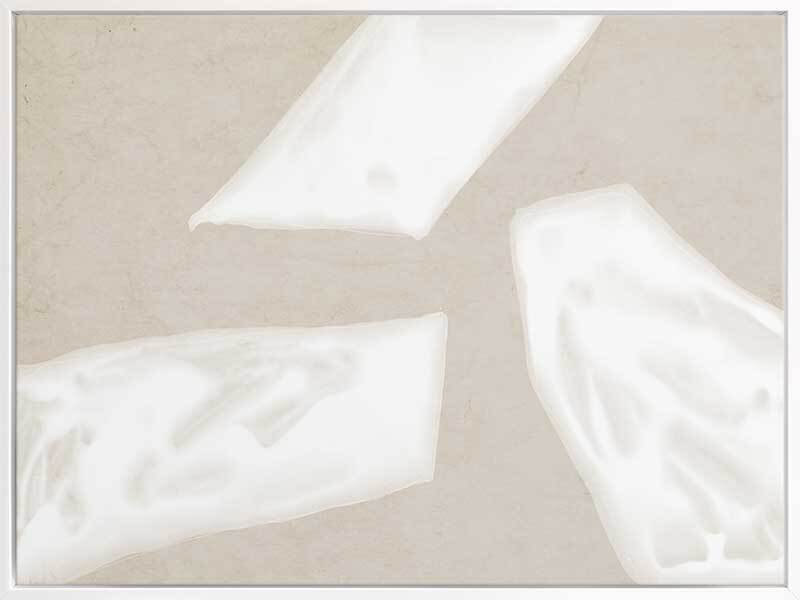Blanc Spaces III Canvas Art Print - Modern Abstract Wall Decor for Living Room, Bedroom & Office | High-Quality Framed Artwork for Home & Office Decor