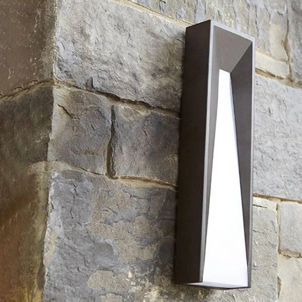 Modern Rectangular LED Outdoor Wall Lights - Waterproof & Energy-Efficient Exterior Lighting for Patio, Garden, Porch, and Facade