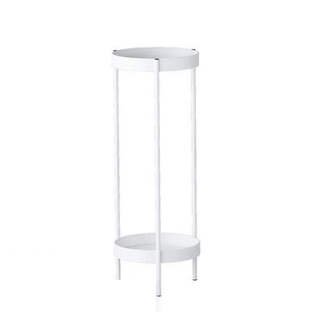 Floor-Standing Plant Stand with Triangle Bracket - Durable 2-Tier Flower Shelf for Living Room & Bedroom - Moisture-Resistant Home Decor in 3 Colors & 6 Sizes | Perfect for Indoor Plants, Corner Decor, and Small Space Organization