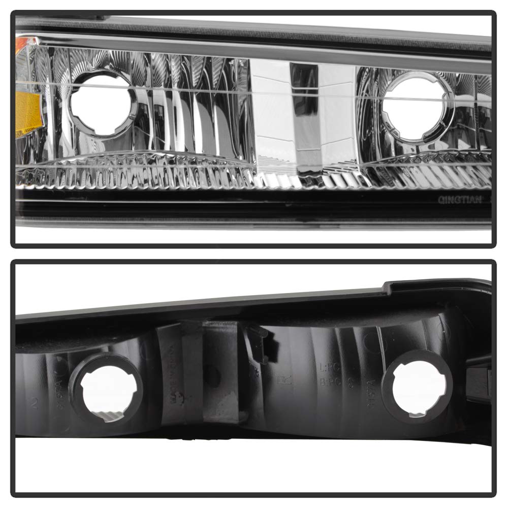 XTune Replacement Headlights with Bumper Lights for 2006 Chevy Colorado, Canyon & Isuzu i-208, i-290, i-350, i-370 - OEM Style Direct Fit Upgrade - Perfect for Night Driving and Off-Road Adventures