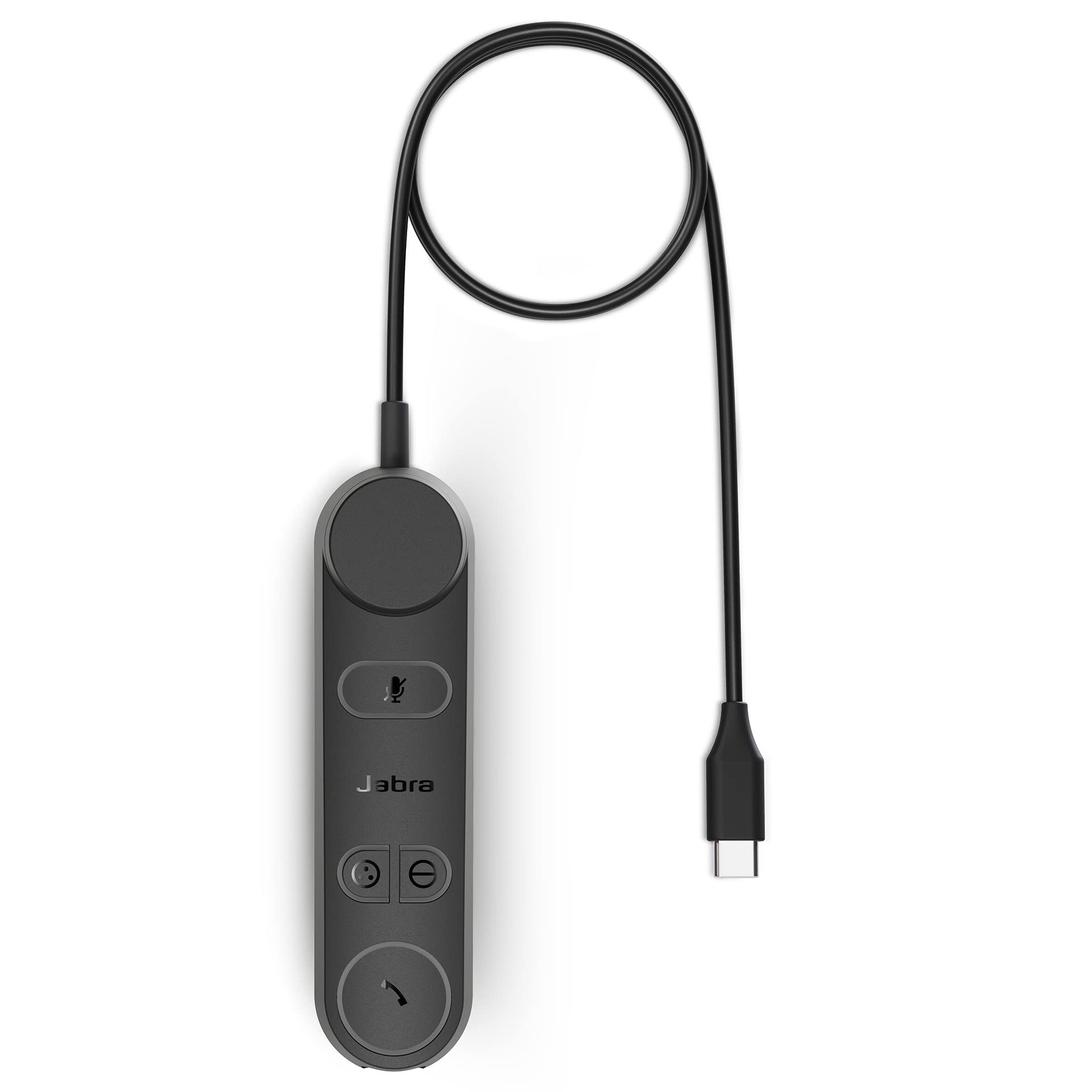 Jabra Engage 50 II Mono & Stereo USB-C Headset with Call Control Unit - MS Teams Certified (Black) | Works with Zoom, Webex & All Platforms | Perfect for Remote Work & Call Centers