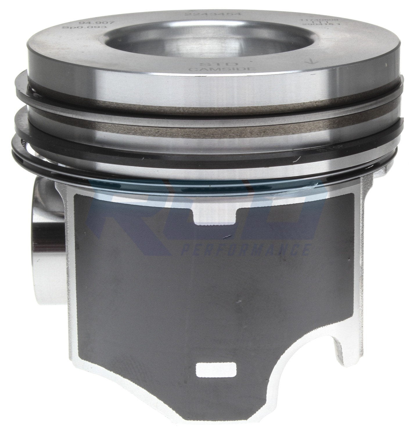 Mahle 6.0L Engine Piston Kit - .010 Reduced Compression Height & .030 Oversize Piston Rings - High Performance Replacement for Ford/Chevy/Dodge - Perfect for Engine Rebuilds & Performance Upgrades