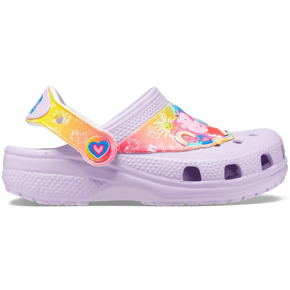 Crocs Unisex-Child Classic Peppa Pig Clog | Kids Water Shoes for Beach, Pool & Outdoor Play | Lightweight & Comfortable Slip-Ons