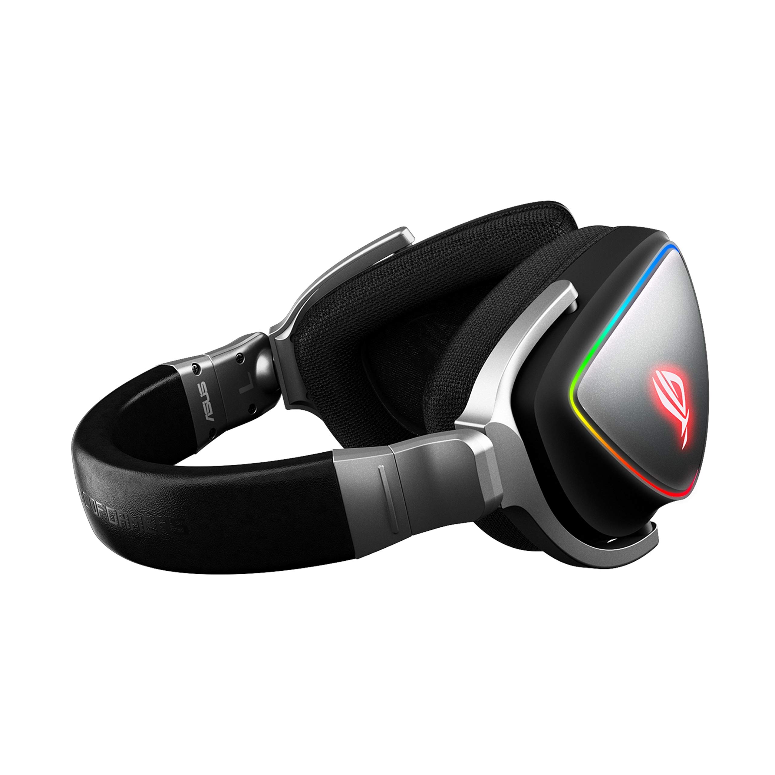 ASUS ROG Delta USB-C Gaming Headset with Hi-Res ESS Quad-DAC - Noise Cancelling Mic, Aura Sync RGB - Compatible with PC, Mac, PS4, Discord & Teamspeak - Perfect for Competitive Gaming & Streaming