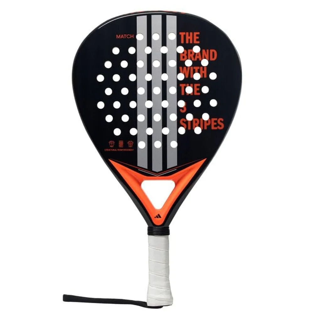 Premium Match Black 3.4 Padel Racket - Professional Carbon Fiber Paddle Tennis Racquet for Adults - Perfect for Competitive Play & Training Sessions