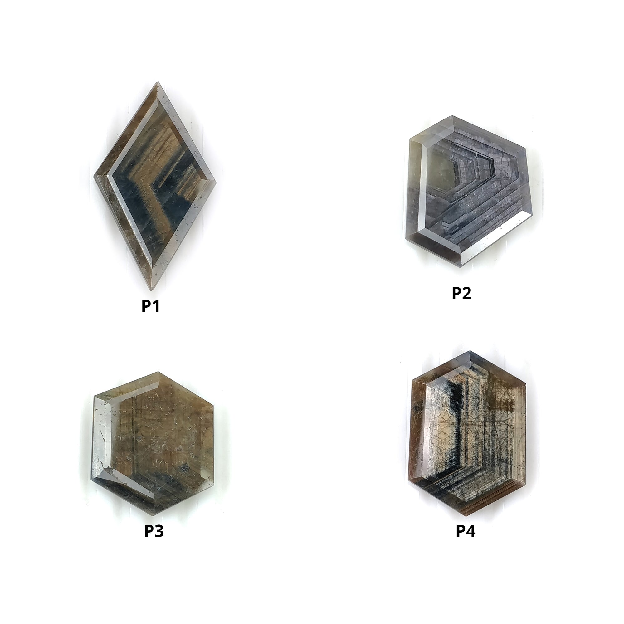 Natural Untreated Golden Brown Chocolate Blue Sheen Sapphire Gemstone - Marquise Hexagon Cut for Jewelry Making, Engagement Rings & Unique Gifts