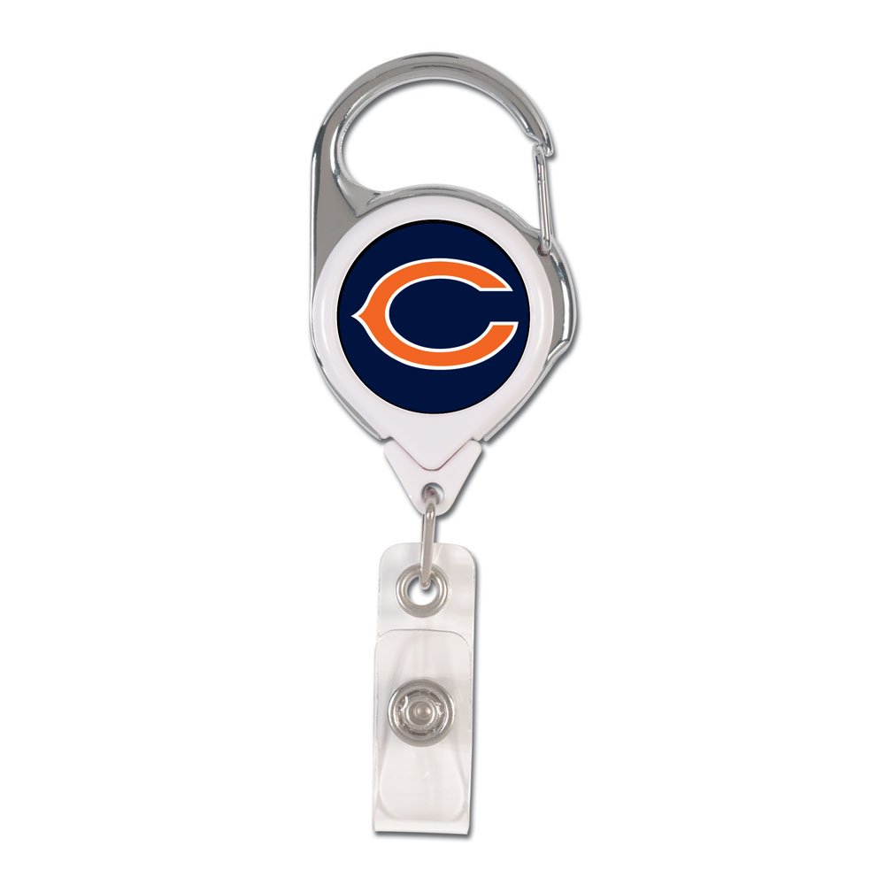 Wincraft NFL Chicago Bears Retractable Badge Reel - Premium Team Color ID Holder for Work, Events & Game Day Accessories