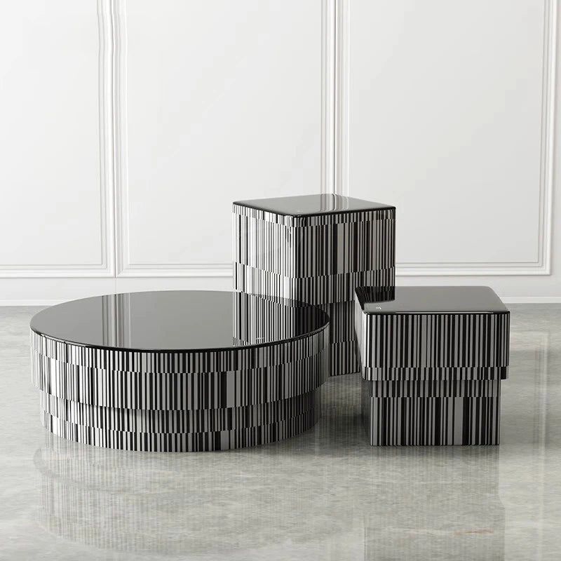 Modern Corner Coffee Table - Stylish & Space-Saving Living Room Furniture for Small Spaces | Perfect for Apartments, Studios & Cozy Home Decor