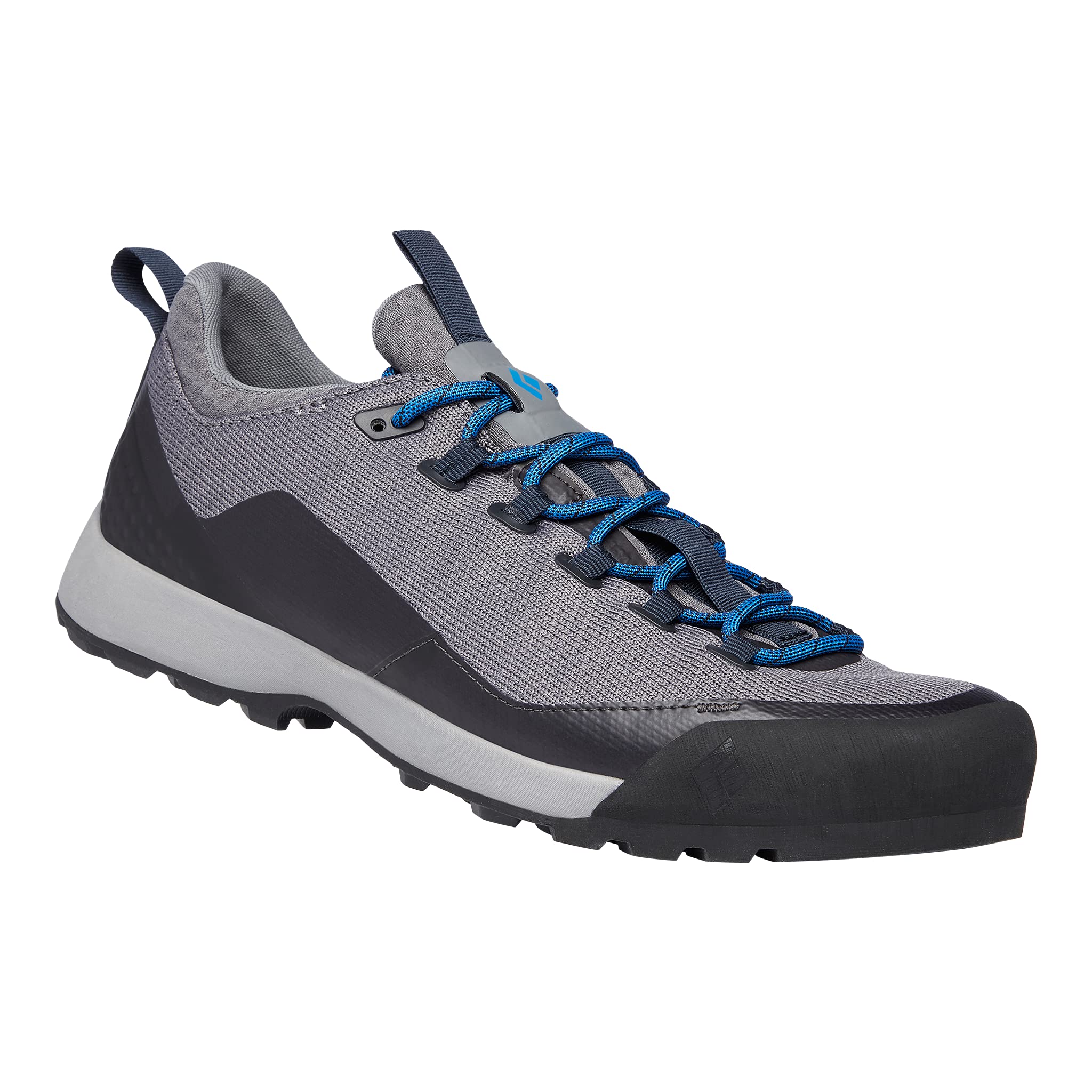 BLACK DIAMOND Mission Lt M'S Approach Shoes - Nickel-Ultra Blue - Size 12.5 - Perfect for Rock Climbing and Hiking Adventures