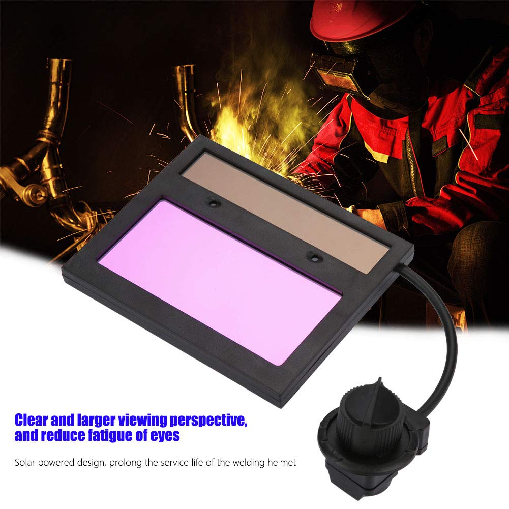 Solar Auto Darkening Welding Helmet Lens TX500C - 110x90mm Solar Powered Welding Mask with Adjustable Shade for Eye Protection | Ideal for MIG, TIG, ARC Welding & Metal Fabrication