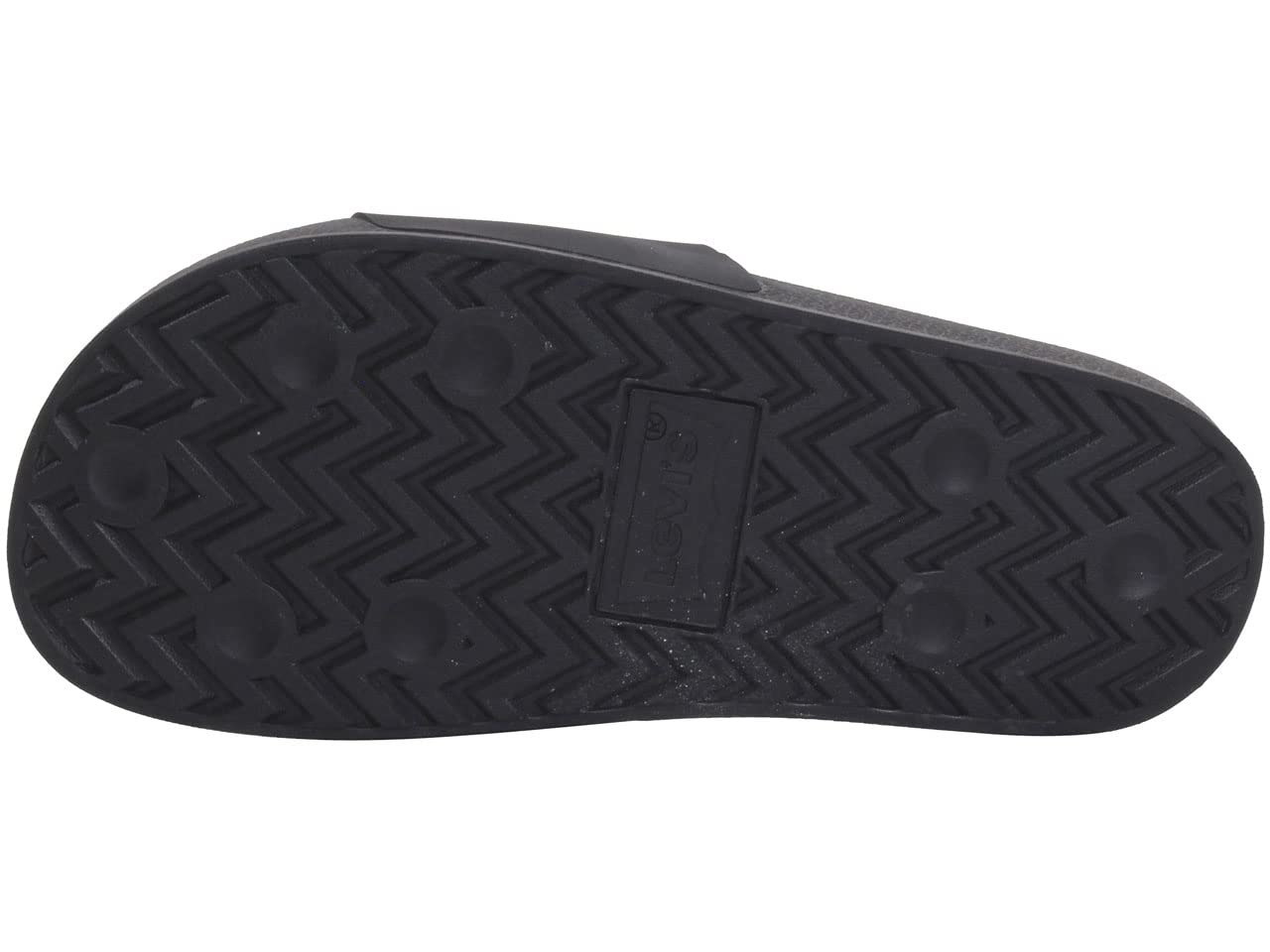 Levi's Women's Batwing Slide Sandals - Slip-On Comfort Shoes with Logo - Black Size 6 (520245) | Casual Summer Wear, Beach Outings & Poolside Relaxation