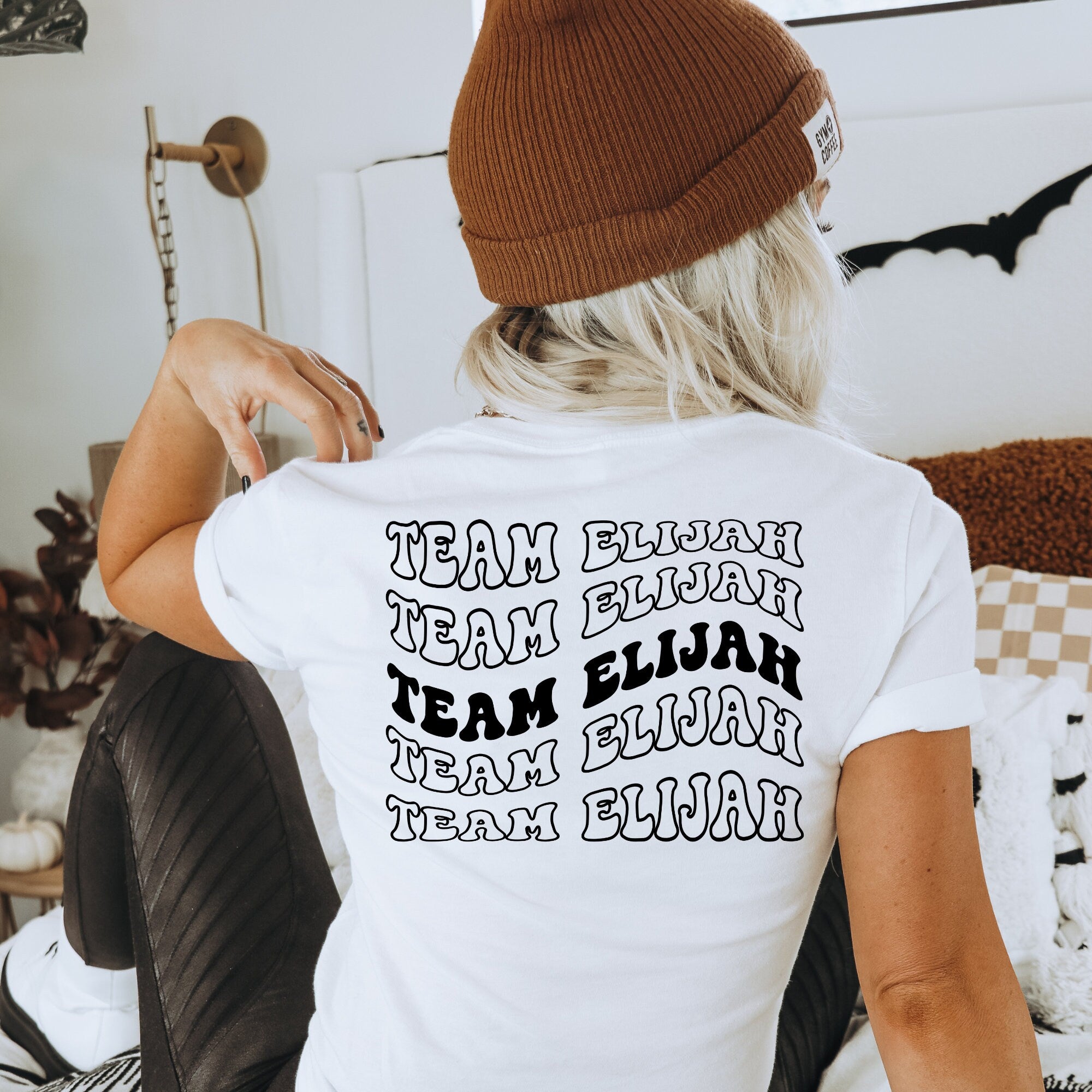 Team Elijah Retro Vintage T-Shirt - Soft Cotton Graphic Tee for Men & Women - Perfect for Casual Wear, Street Style & Retro Fashion