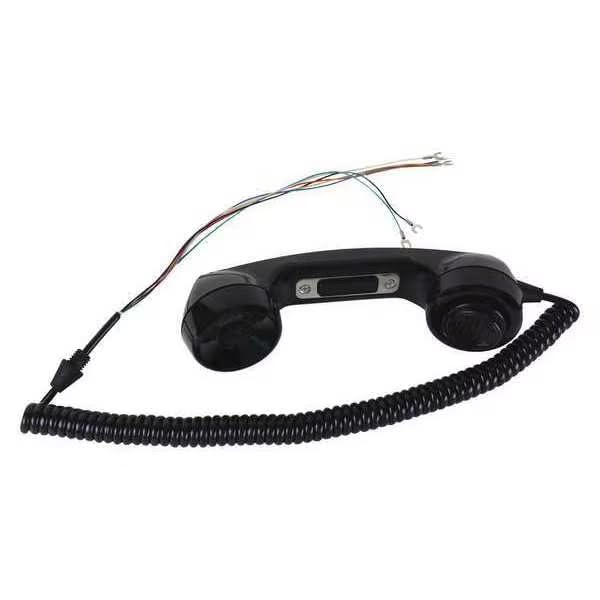 Premium Black Plastic Handset Kit - 12515-007-A | Durable Telephone Replacement Parts for Home & Office Communication Systems