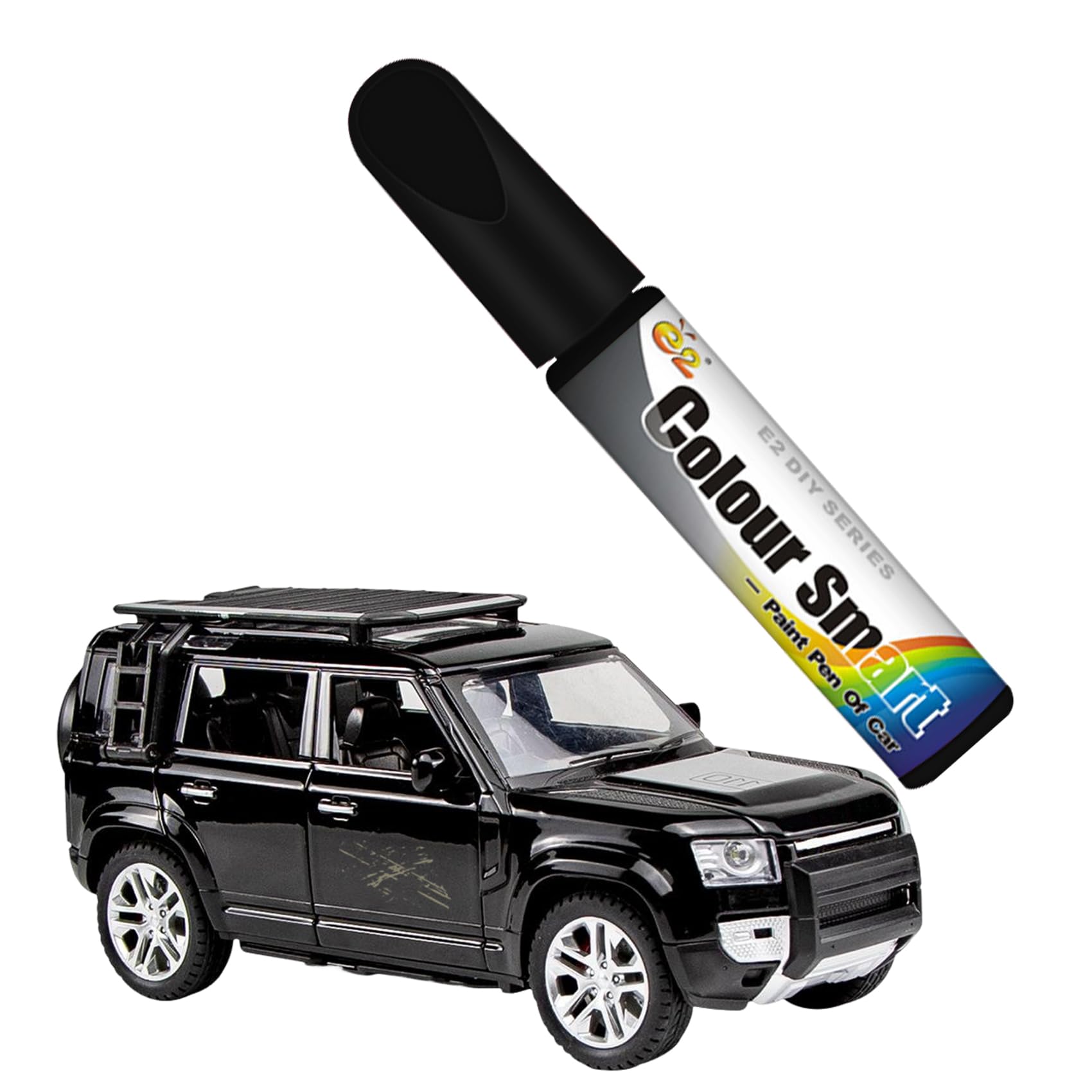 Car Touch Up Paint Pen - Automotive Scratch Repair Kit for Quick & Easy Vehicle Paint Fix (Black) | Perfect for Minor Scratches, Chips & Paint Damage on Cars, Trucks & SUVs