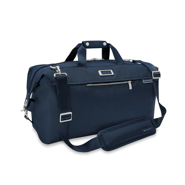Briggs & Riley Baseline Weekender Duffle Bag - Water-Resistant Travel Duffel for Men & Women - Perfect Carry-On for Weekend Getaways, Gym, Work & Business Trips