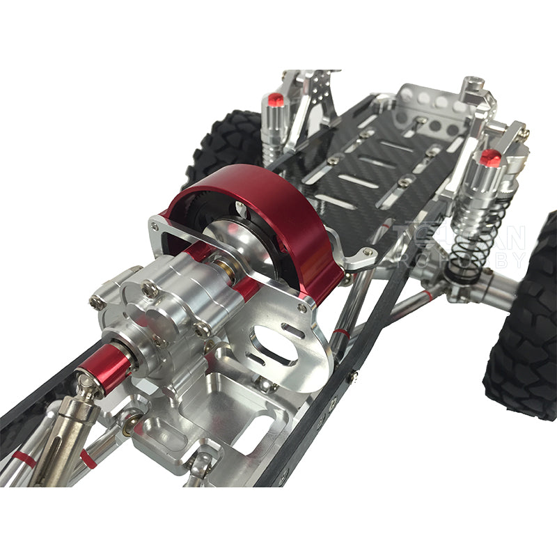 1/10 SCX10 D90 RC Crawler Metal Chassis Kit - Upgraded Tires for DIY Radio Controlled Climbing Vehicle (No ESC) - Perfect for Off-Road Crawling & RC Hobby Enthusiasts