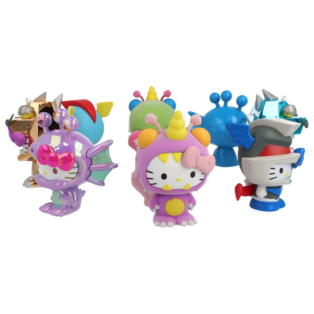 Hello Kitty Kaiju Mini Series Collectible Figures - Cute Kawaii Monster Toys for Kids & Anime Fans - Perfect for Display, Gifts & Pop Culture Collections