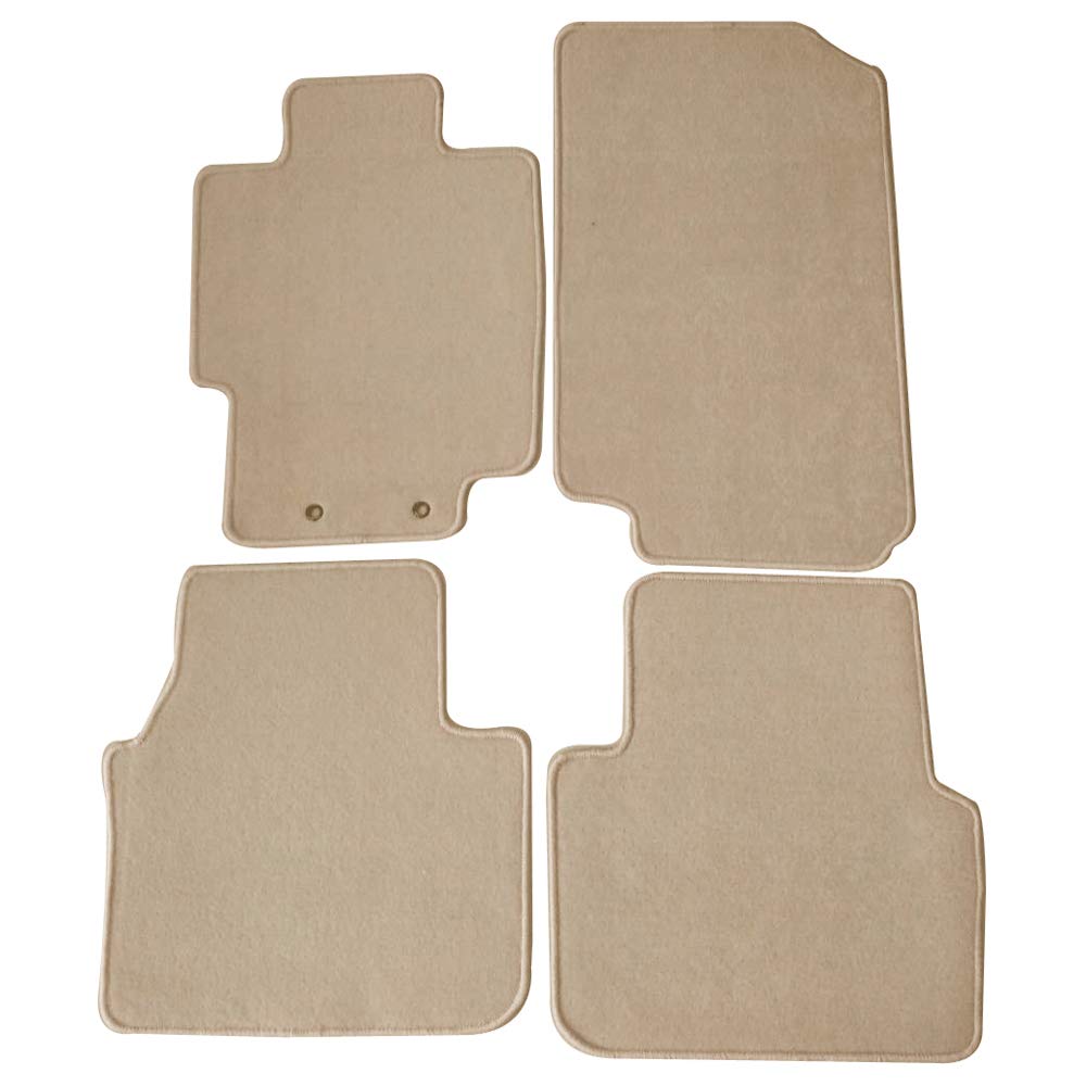 **FREEMOTOR802® Non-Slip Nylon Car Floor Mats - Perfect Fit for 2004-2008 Acura TL, Beige 4PCS | Durable & Custom Interior Accessories for All-Weather Protection & Easy Cleaning**    *(Ideal for daily commutes, road trips, and protecting your car from dirt, spills, and wear.)*