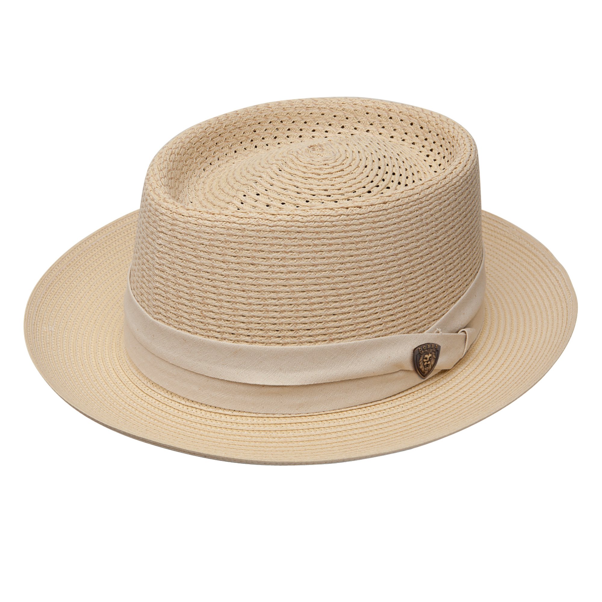 Dobbs Bishop Milan Straw Hat for Women - Classic Summer Wide Brim Sun Hat for Beach, Garden & Outdoor Activities