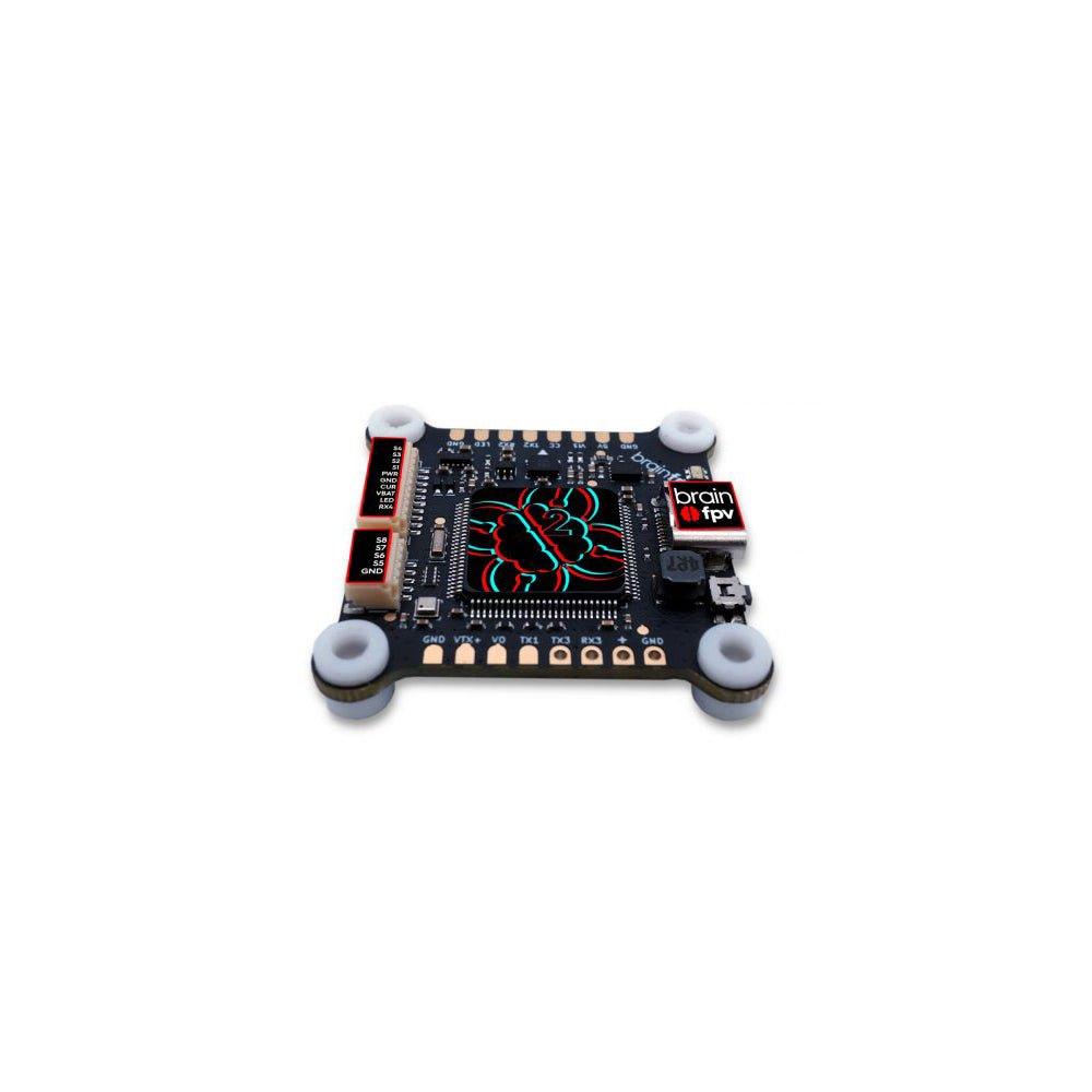 BrainFPV RADIX 2 Flight Controller Rev. 1.2 - 30x30mm F4 FC for FPV Drones - Perfect for Racing, Freestyle & DIY Quadcopter Builds