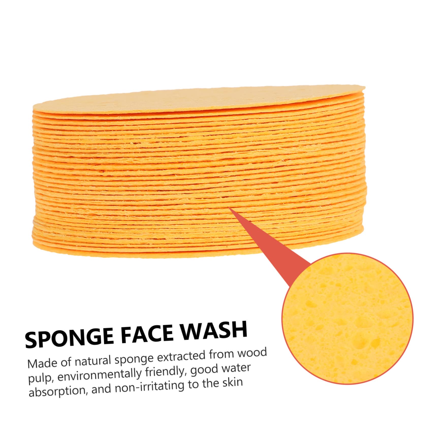 DOITOOL 90 Pcs Compressed Cotton Makeup Sponges - Foundation & Body Powder Puff, Wood Pulp Beauty Blenders for Flawless Makeup Application - Perfect for Home, Travel & Professional Makeup Kits