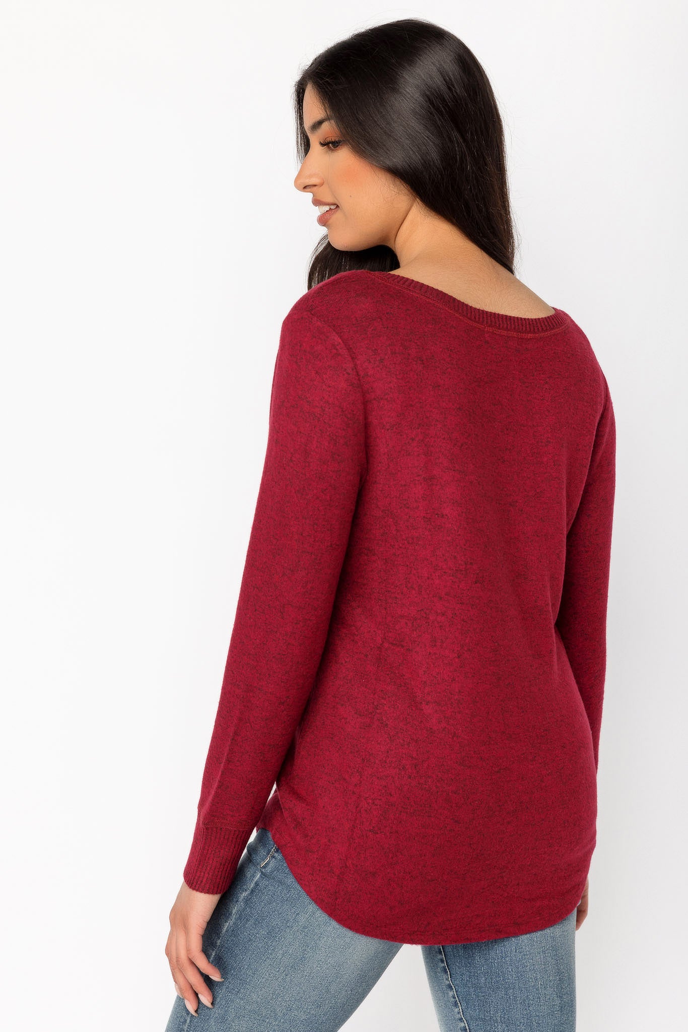 Women's Dolman Sleeve V-Neck Supersoft Sweater - Cozy Casual Pullover for Fall & Winter | Perfect for Office, Date Night and Weekend Outfits