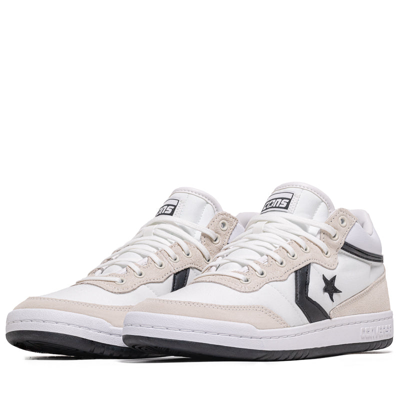 Converse CONS Fastbreak Pro Basketball Shoes - White/Black - High-Top Sneakers for Men & Women - Perfect for Streetwear, Casual Wear & Basketball Games