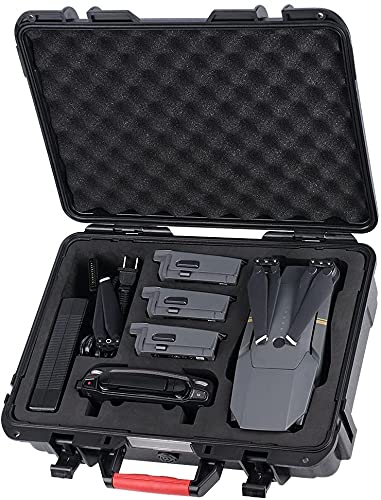 **Smatree Waterproof Carrying Case with Battery Charger for DJI Mavic Pro & Mavic Platinum – Durable Travel Storage for Drone Accessories & Outdoor Adventures**