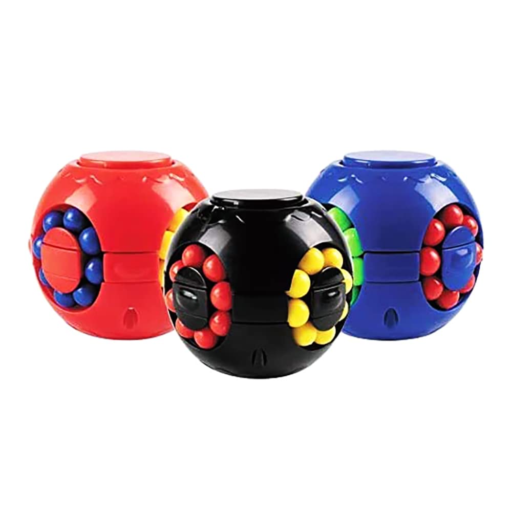 Rotating Magic Cube Fidget Toy - Stress Relief Puzzle Game for Kids & Adults - Perfect for Easter Gifts & Sensory Play