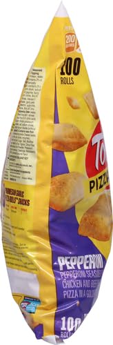 Totino's Pepperoni Pizza Rolls - 100 Count (48.8 oz) Frozen Snack Pack | Perfect for Parties, Game Nights & Quick Meals