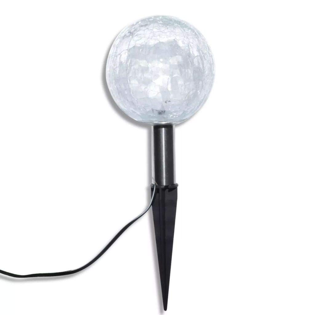 Solar Powered 3 LED Outdoor Garden Lights with Spike Anchors - Waterproof Solar Panel for Pathway, Yard, Patio, and Landscape Decoration
