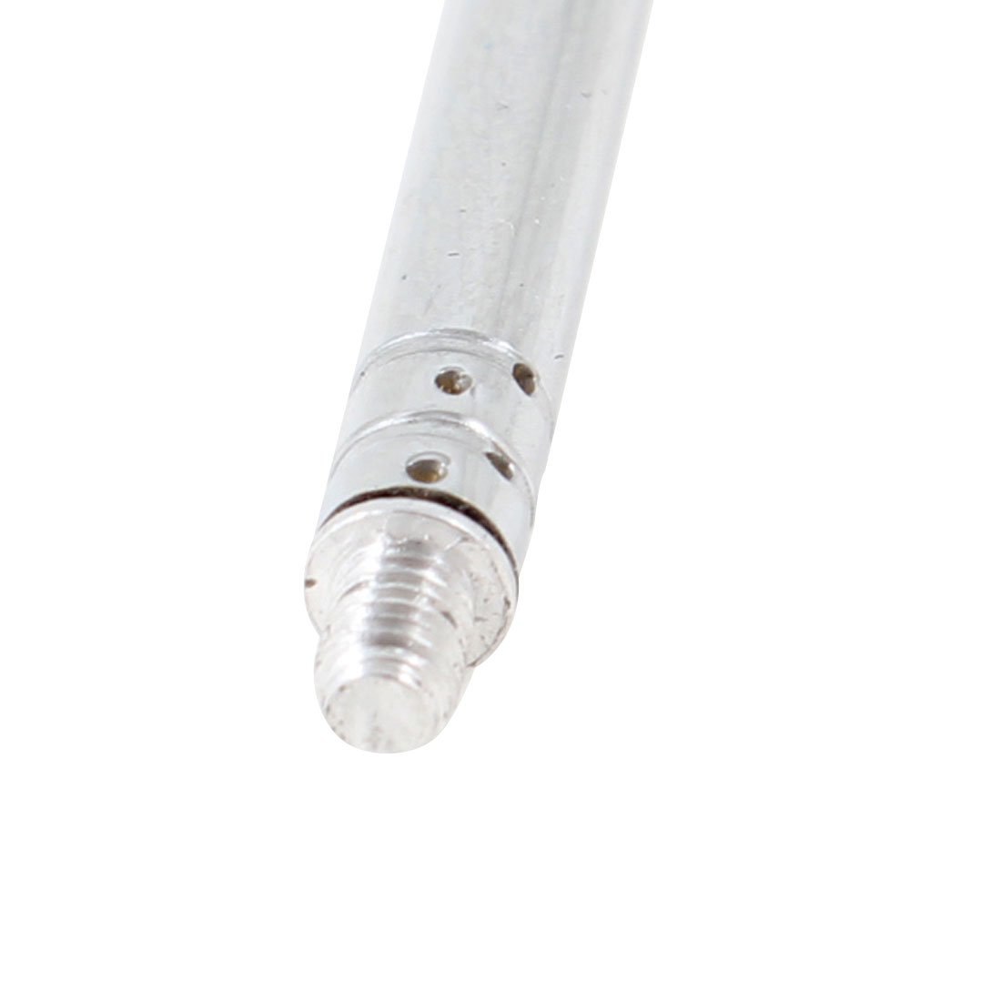 uxcell 4 Section 43cm Universal Telescopic Antenna - Replacement for TV, FM Radio, Scanner & Remote Control - 3mm Threaded Rod for Enhanced Signal Reception at Home or Office