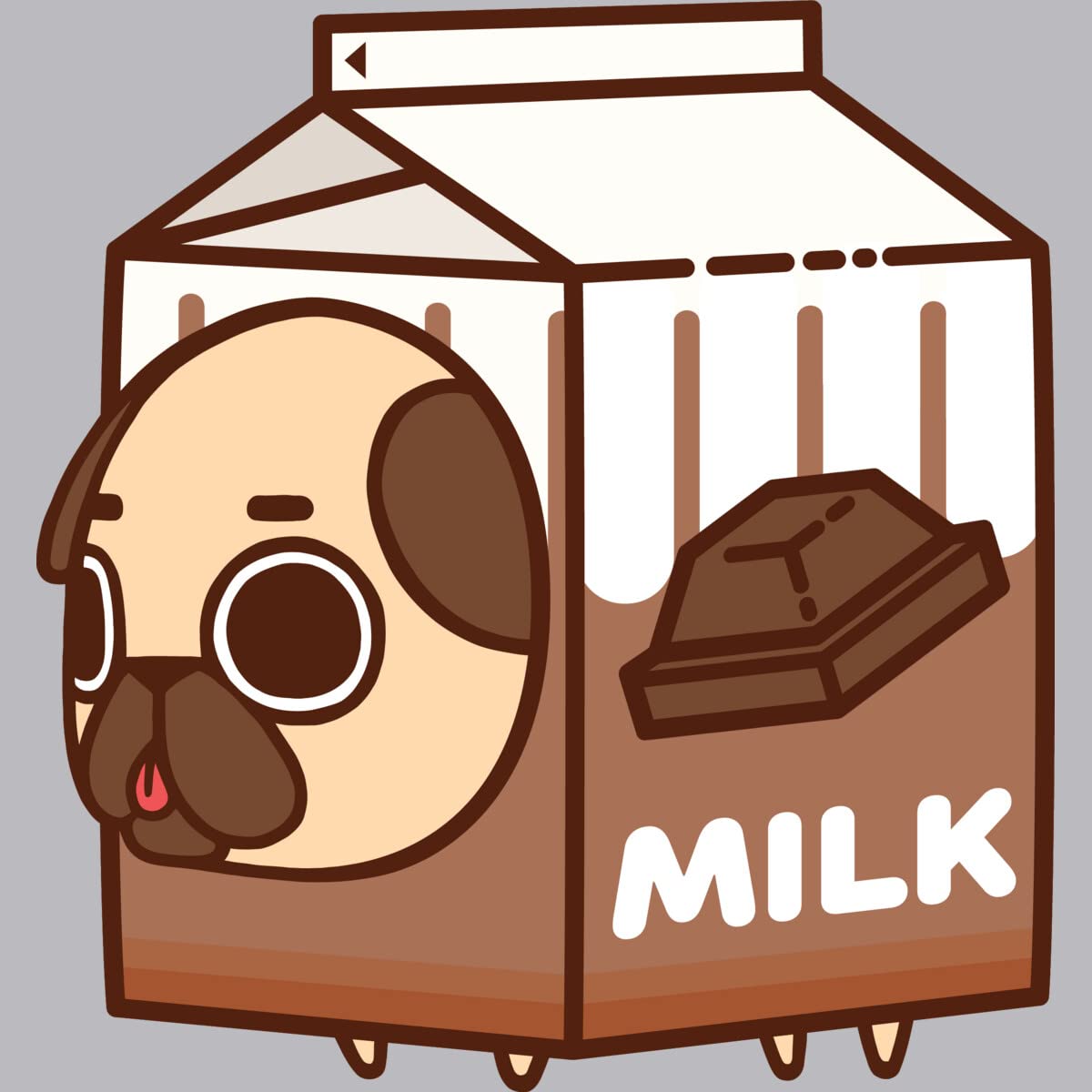Puglie Chocolate Milk Graphic Men's Tank Top by Design By Humans - Soft & Comfortable for Casual Wear, Summer Outfits, and Lounge