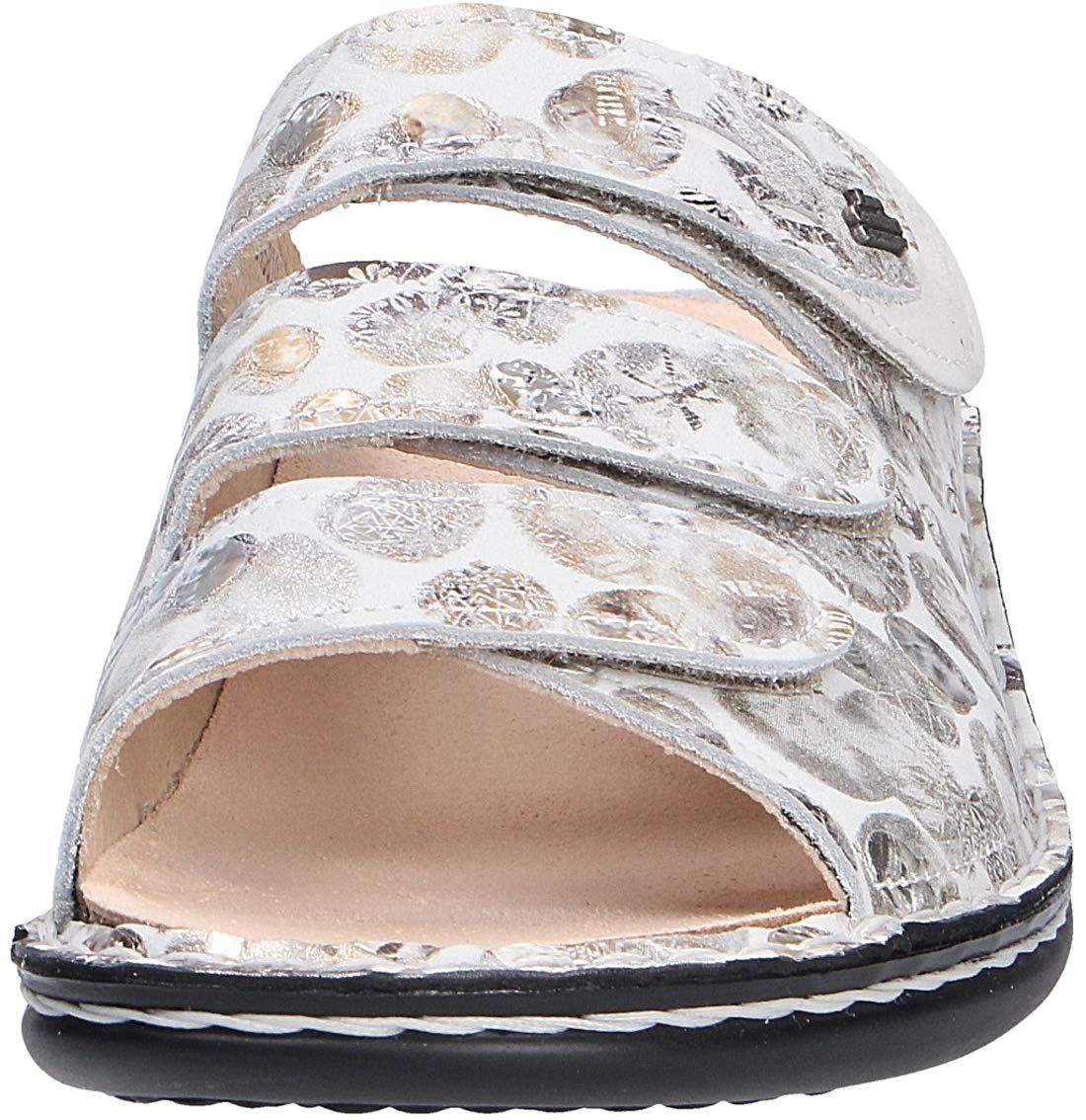 Finn Comfort Women's Kos Nubuck Sandals - Comfortable Leather Walking Sandals for Women - Perfect for Travel, Beach & Everyday Wear