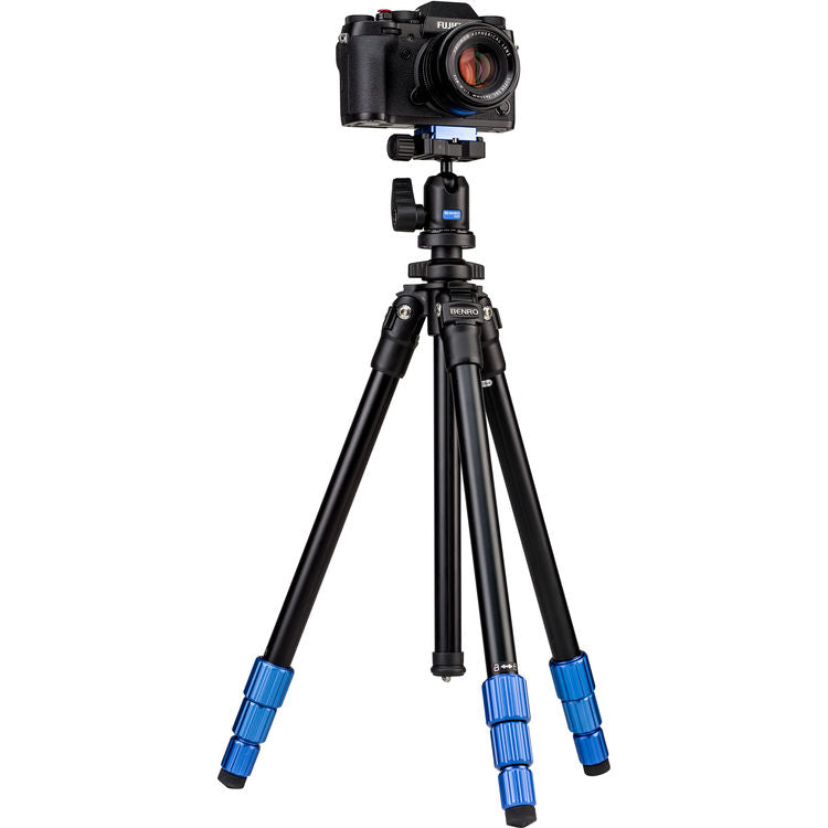 Benro TSL08AN00 Lightweight Aluminum Alloy Travel Tripod with 360° Ball Head - Perfect for Photography, Hiking & Outdoor Adventures