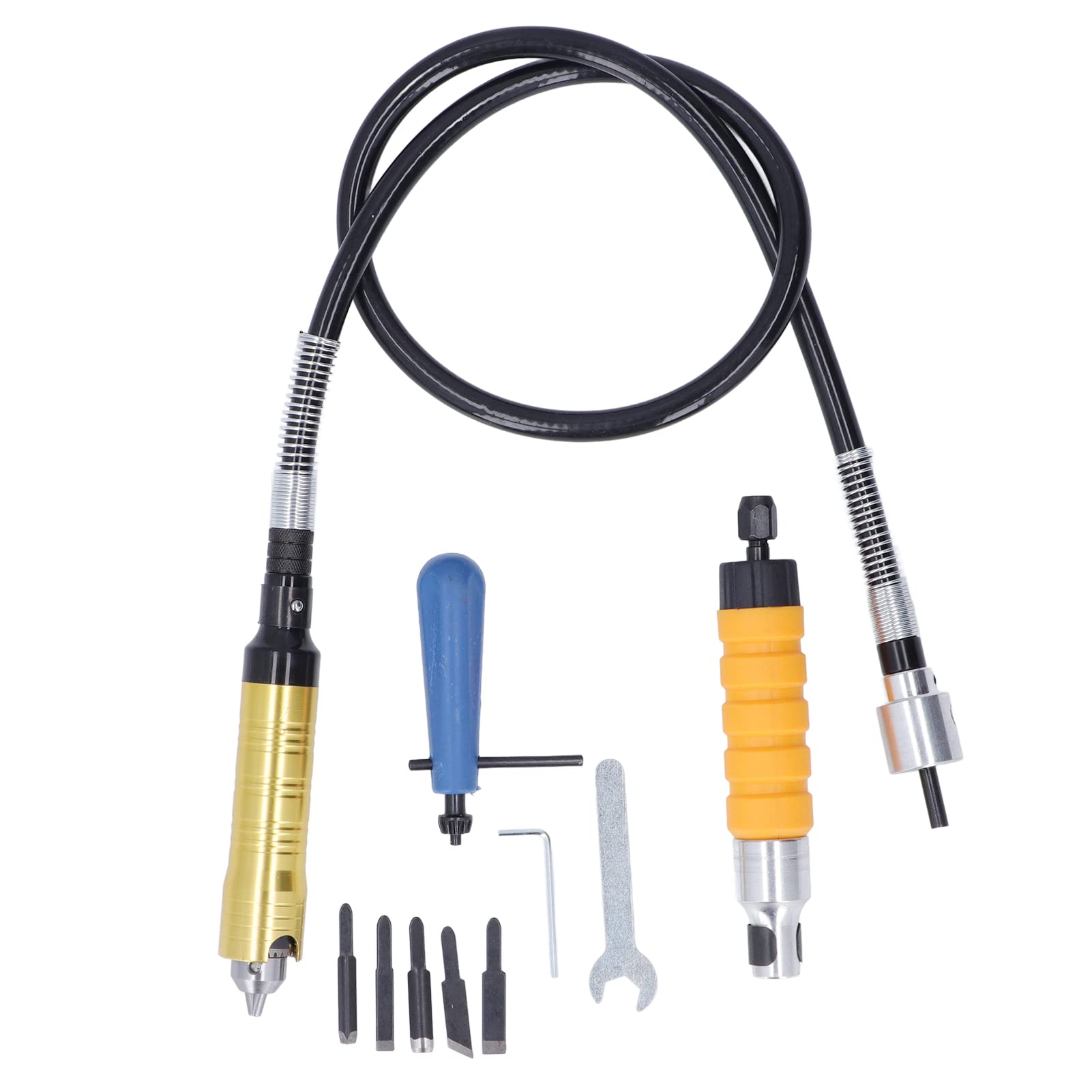 10Pcs Flexible Shaft Adapter Set - Power Drill Extension Chuck Key Converter Attachment for Rotary Tools | Perfect for Tight Spaces & DIY Projects