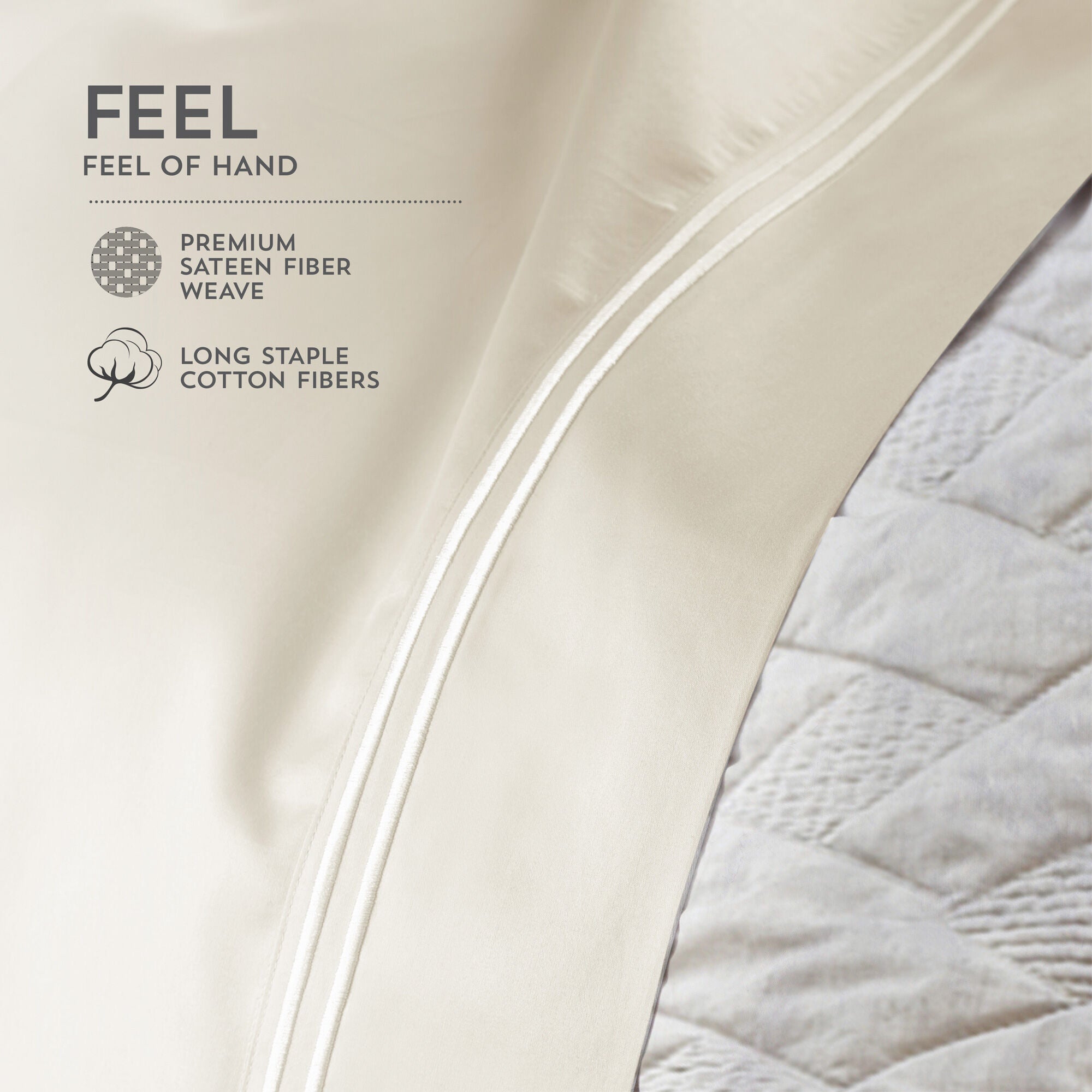 Premium 4-Piece Modal Sheet Set - Soft Breathable Bedding for Ultimate Comfort - Perfect for Home, Hotel, and Guest Room Use