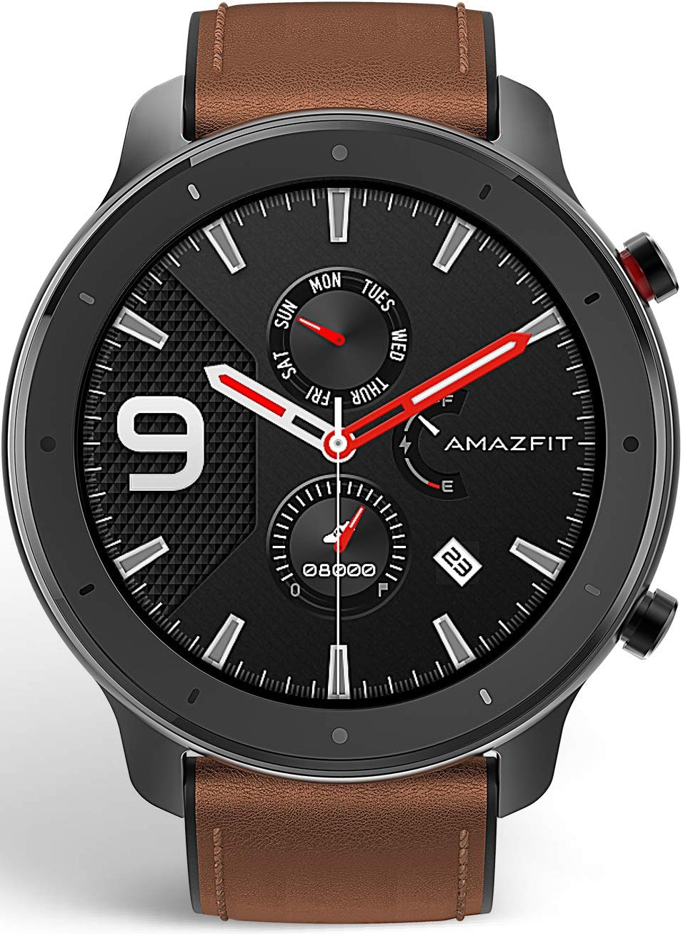 Amazfit GTR 47mm Smart Watch with Heart Rate Monitor, Sleep Tracking, 14-Day Battery Life - Fitness Tracker for Men & Women - Perfect for Running, Swimming & Daily Activity Tracking