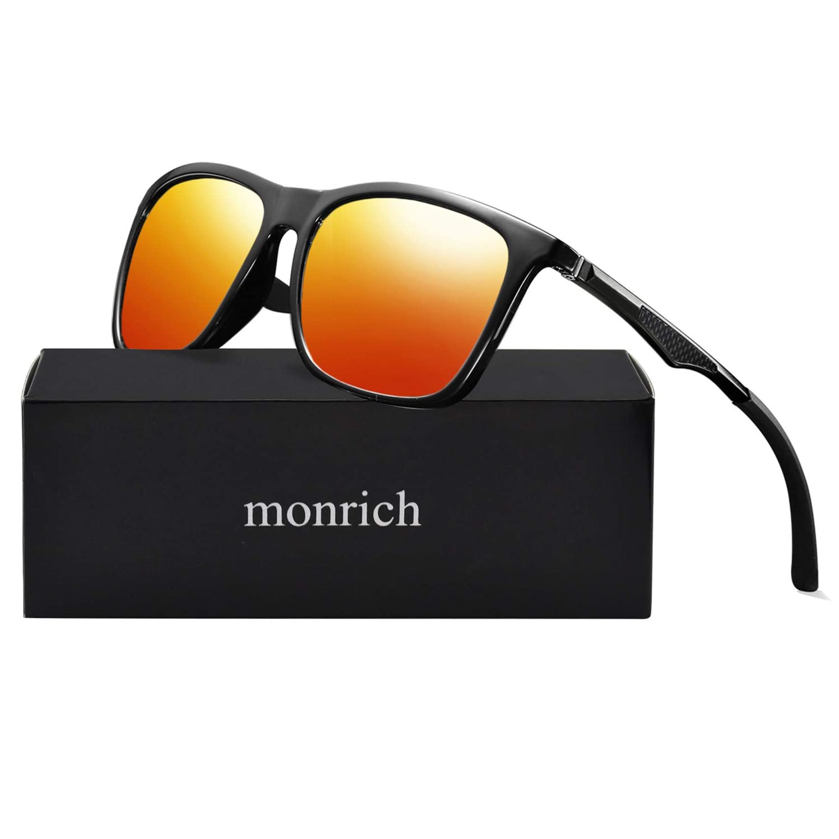 **Polarized Sunglasses for Men & Women – Lightweight Aluminum Frame, UV Protection, Rectangular Driving Sunglasses – Perfect for Outdoor Sports, Driving, and Beach Activities**