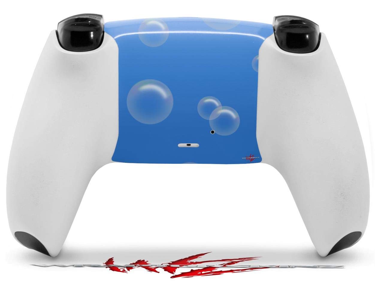 Sony PS5 DualSense Skin Wrap - Bubbles Blue for Gaming Protection