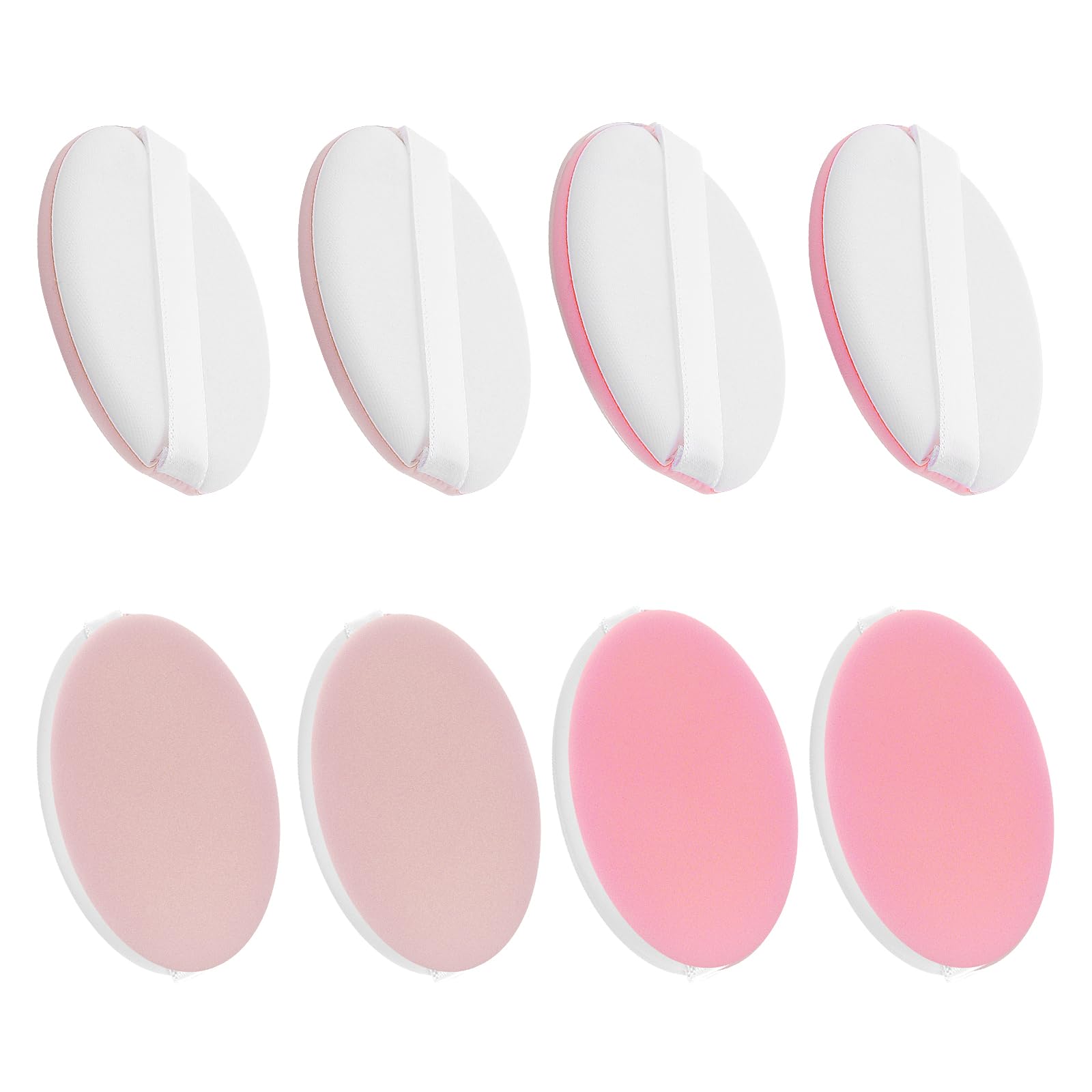 Premium 8-Pack Non-Latex Makeup Sponges | Hypoallergenic Beauty Blender for Liquid Foundation, Concealer & Loose Powder | Multi-Use Cosmetic Blending Puff with Precision Edges | Perfect for Daily Makeup, Travel & Professional Makeup Artists