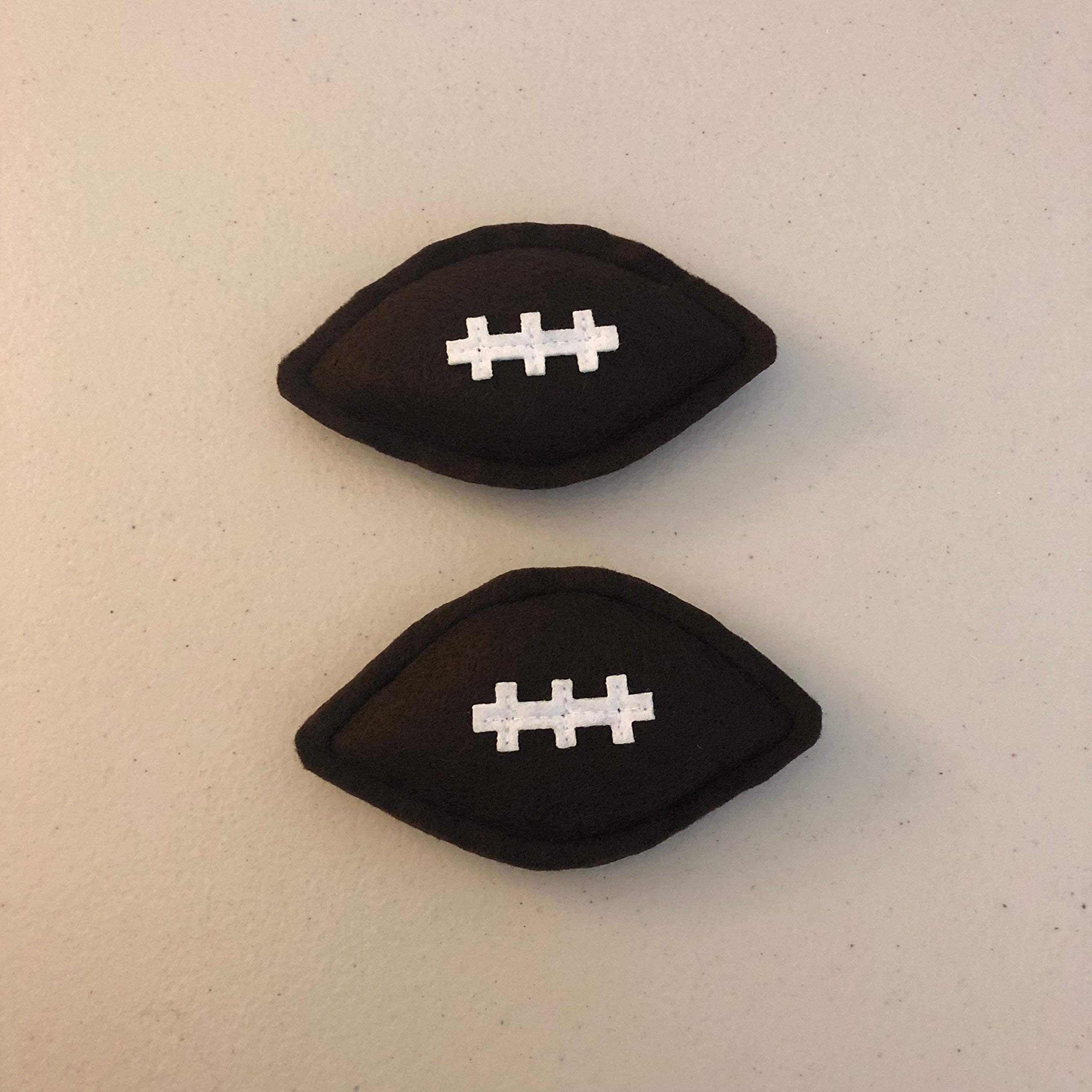 Organic Catnip Football Cat Toys - 2 Pack Fun Interactive Play Toys for Kittens & Adult Cats - Perfect for Indoor Play, Training & Bonding Time