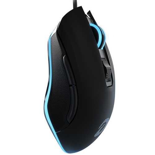 Dareu EM905 6-Button 4000DPI RGB LED Wired Gaming Mouse - Professional Optical Gaming Mouse for PC - Perfect for FPS, MOBA & MMO Games